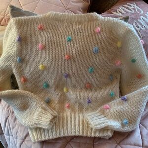 True vintage 60’s nostalgic bubble gum Sweater